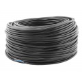 Elektros kabelis 2x0.75mm² OMYp daugiagyslis, plokščias juodas (black)